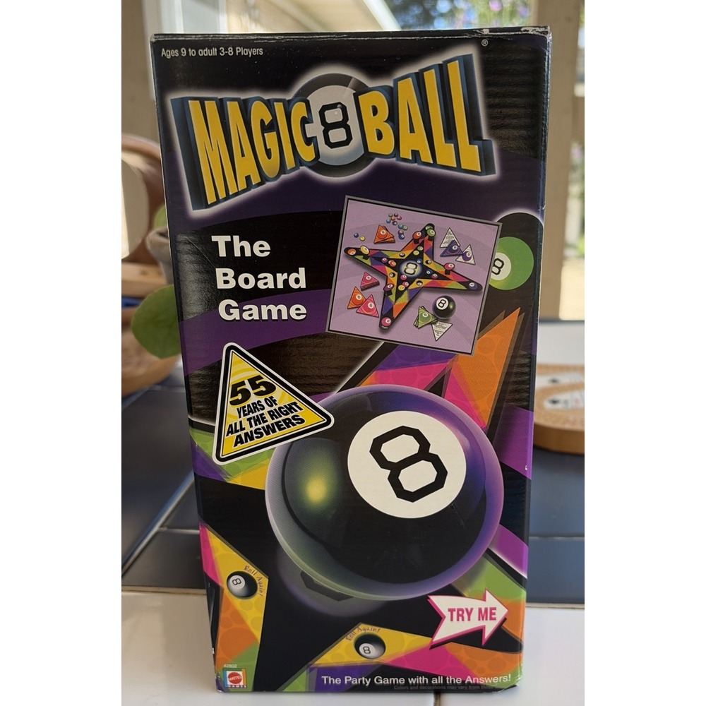 Mattel Magic 8 Ball The Board Game Vintage 2001 NEW! (DSHLF)